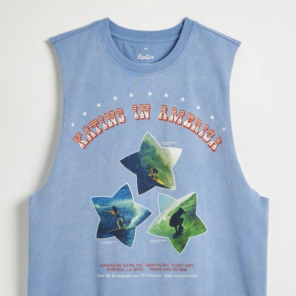 Blue Katins Graphic Star Sleeveless Shirt - Picture 2 of 4